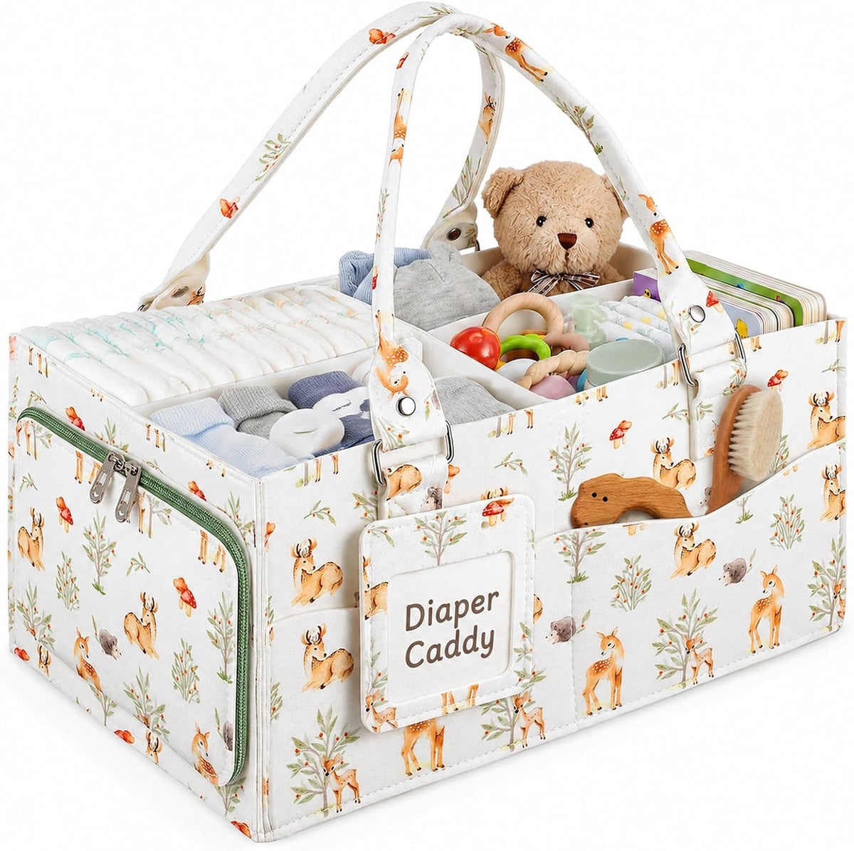Baby Diaper Caddy Organizer for Diapers and Newborn Essentials