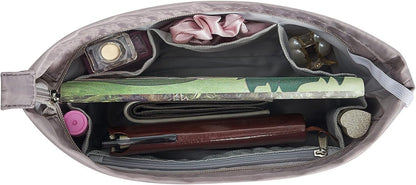 Premium Nylon Purse Organizer Tote Handbag Insert Organizers Bag in Bag Zipper 13 Pockets 5 Sizes