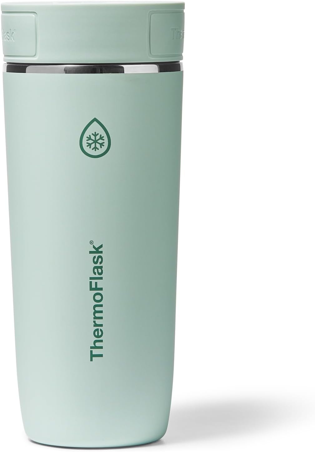Stainless Steel Travel Coffee Tumbler with Sip-N-Lok Auto-Seal Lid (16 oz, Sage Green) - Leakproof Insulated Mug for Coffee & Tea