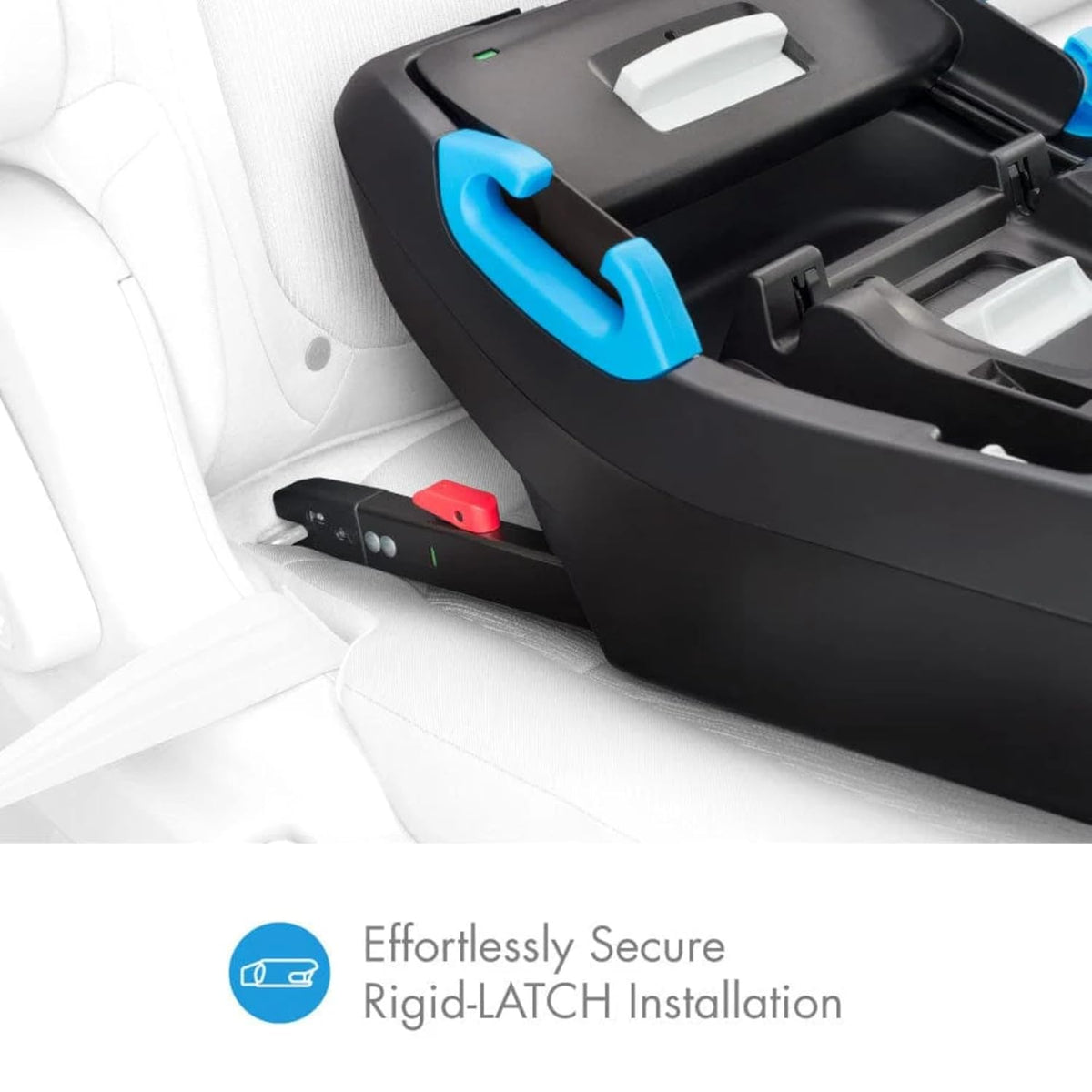 Liing Infant Car Seat with Adjustable Load Leg, Compact, Lightweight Design, 7 Recline Positions, Easy-to-Use Rigid Latch, and Flame Retardant-Free (Railroad Ziip)