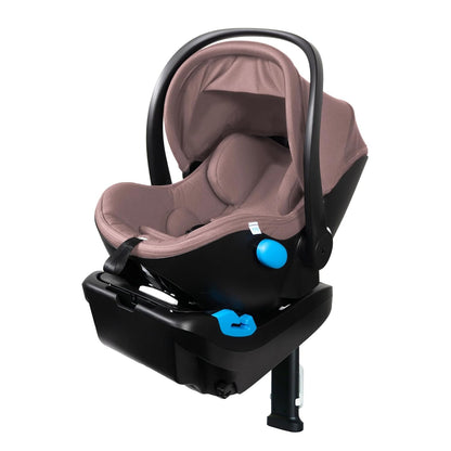 Liing Infant Car Seat with Adjustable Load Leg, Compact, Lightweight Design, 7 Recline Positions, Easy-to-Use Rigid Latch, and Flame Retardant-Free (Railroad Ziip)