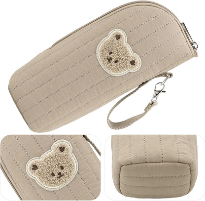Insulated Bottle Carrier Foldable Cloth Thermal Bag for On-the-go