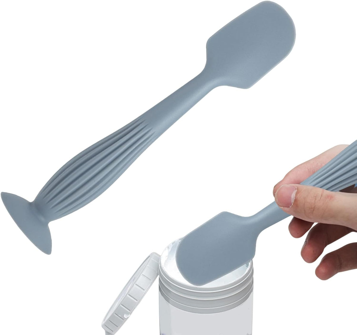 Silicone Diaper Cream Spatula, 1.57x6.5in Flexible Ointment Applicator Baby Spatula, Diaper Cream Applicator, Small Size Skin Care Tool for Business Trip, Home, Daily Outing, Outdoor, Traveling