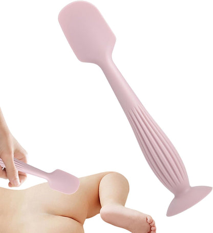 Silicone Diaper Cream Spatula, 1.57x6.5in Flexible Ointment Applicator Baby Spatula, Diaper Cream Applicator, Small Size Skin Care Tool for Business Trip, Home, Daily Outing, Outdoor, Traveling