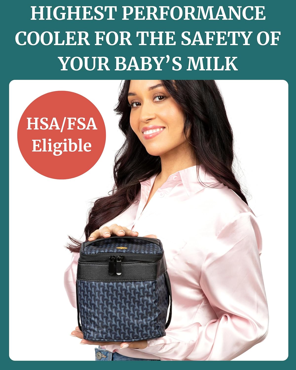 Baby Bottle Cooler Bag - Formula or Breast Milk Storage for Daycare, Travel & Airplane - Insulated Thermos Chiller - Carrier for Breastmilk or Lunch Box