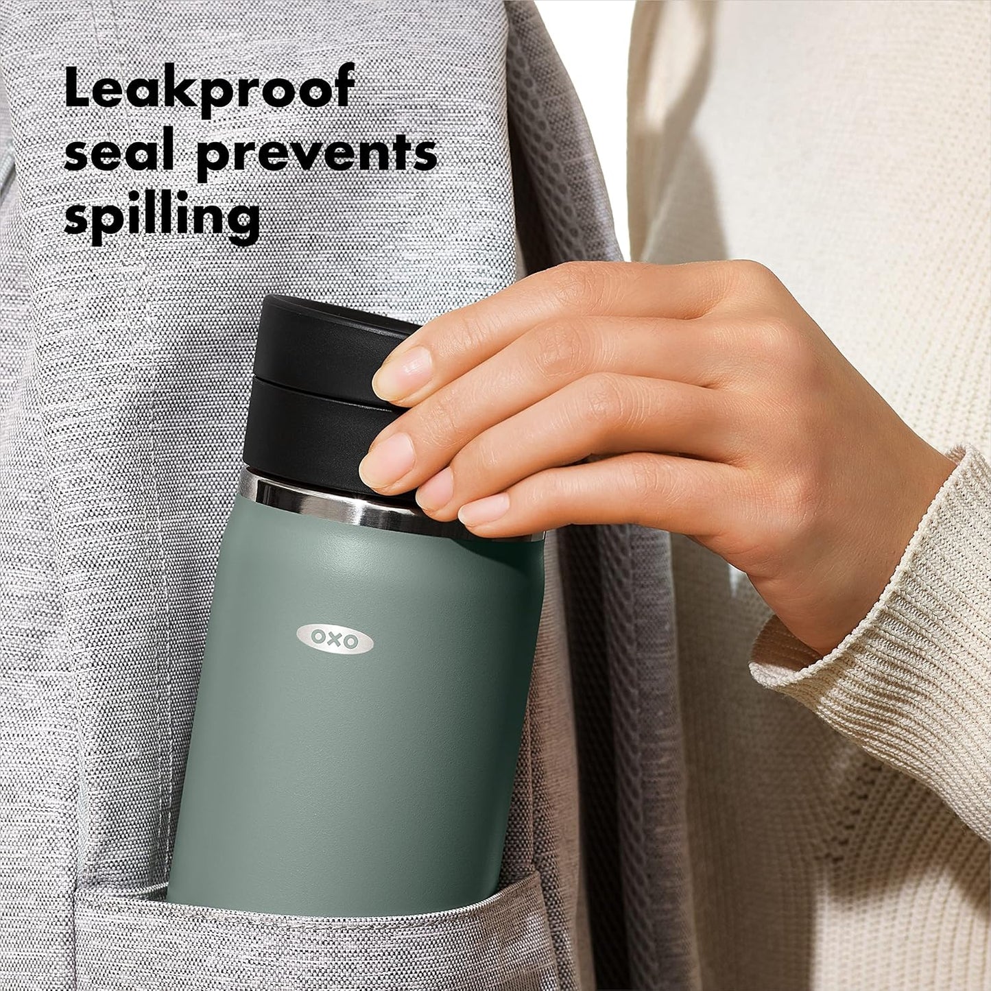 Good Grips 20oz Travel Coffee Mug With Leakproof SimplyClean™ Lid - Quartz