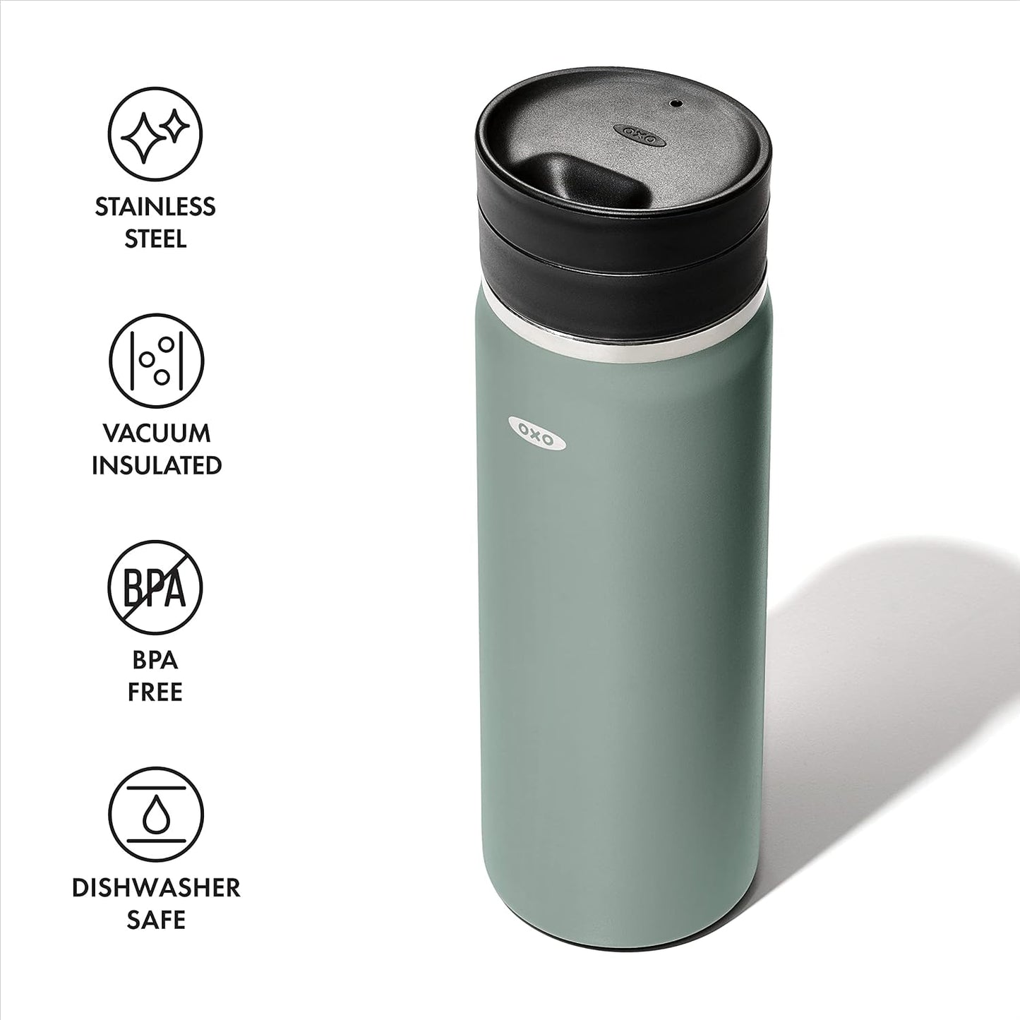 Good Grips 20oz Travel Coffee Mug With Leakproof SimplyClean™ Lid - Quartz