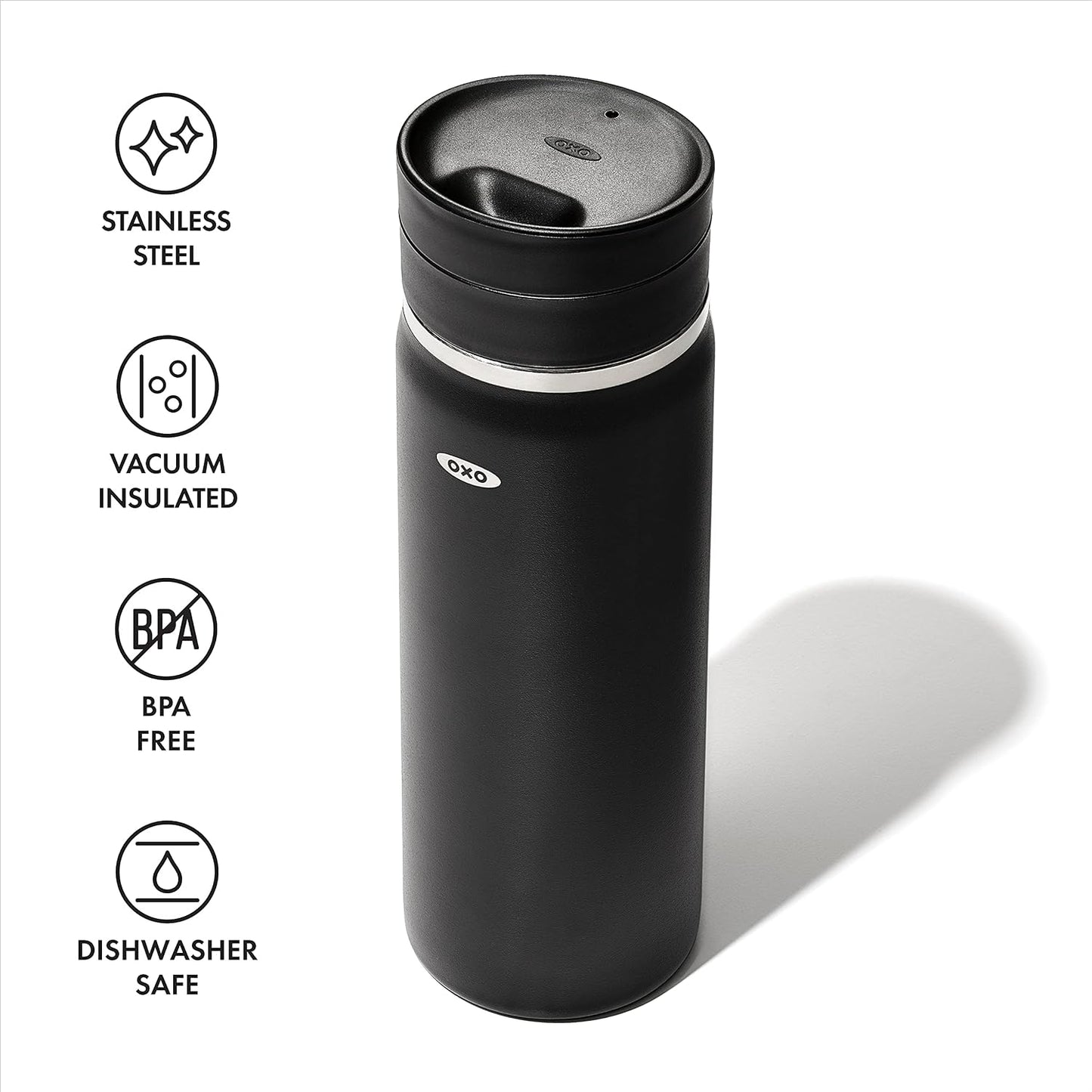 Good Grips 20oz Travel Coffee Mug With Leakproof SimplyClean™ Lid - Quartz