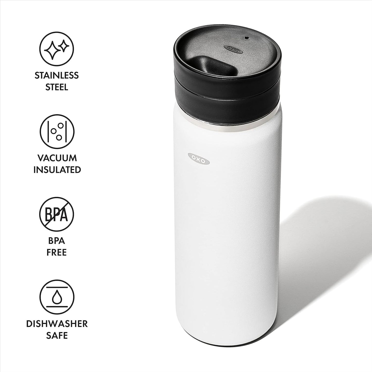 Good Grips 20oz Travel Coffee Mug With Leakproof SimplyClean™ Lid - Quartz