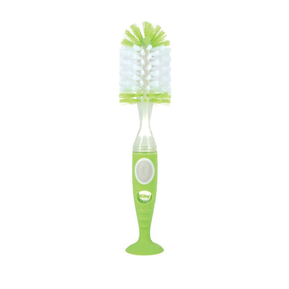 Nuby Easy Clean Dispensing Soft and Durable Bristle Bottle Brush - 2 inch