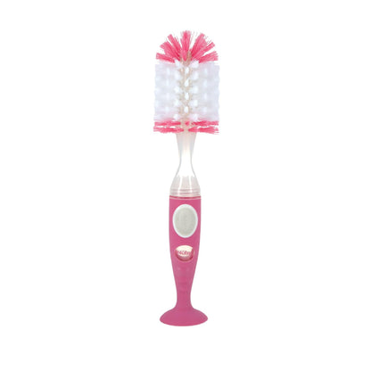 Nuby Easy Clean Dispensing Soft and Durable Bristle Bottle Brush - 2 inch