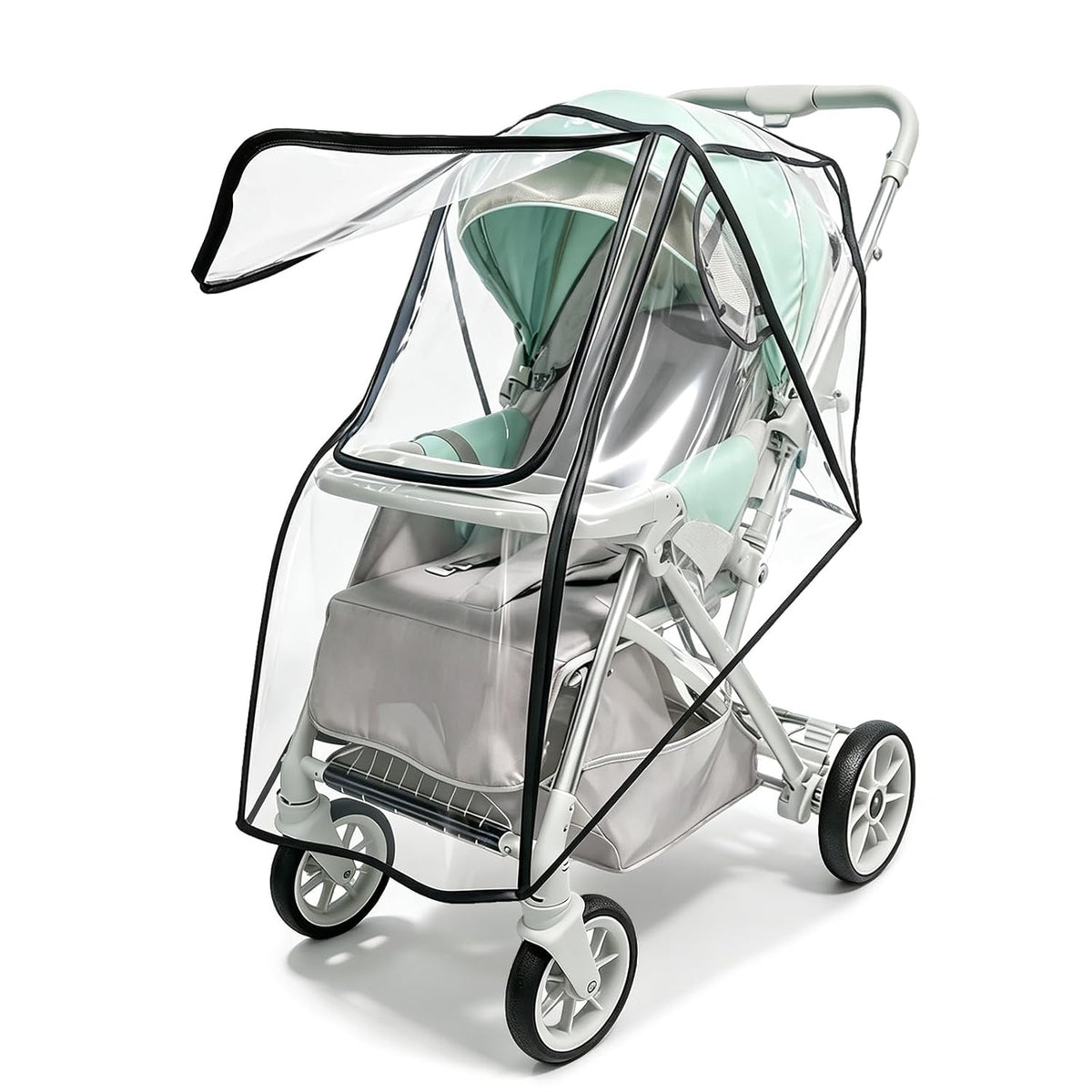 Stroller Rain Cover, Protector for Wind, Rain, Dust, Snow-Universal