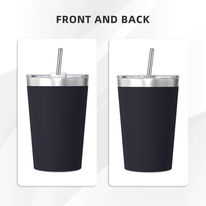 Solid Color Light Blue Insulated Straw Cup Ideal for Gym use or Carrying on The go
