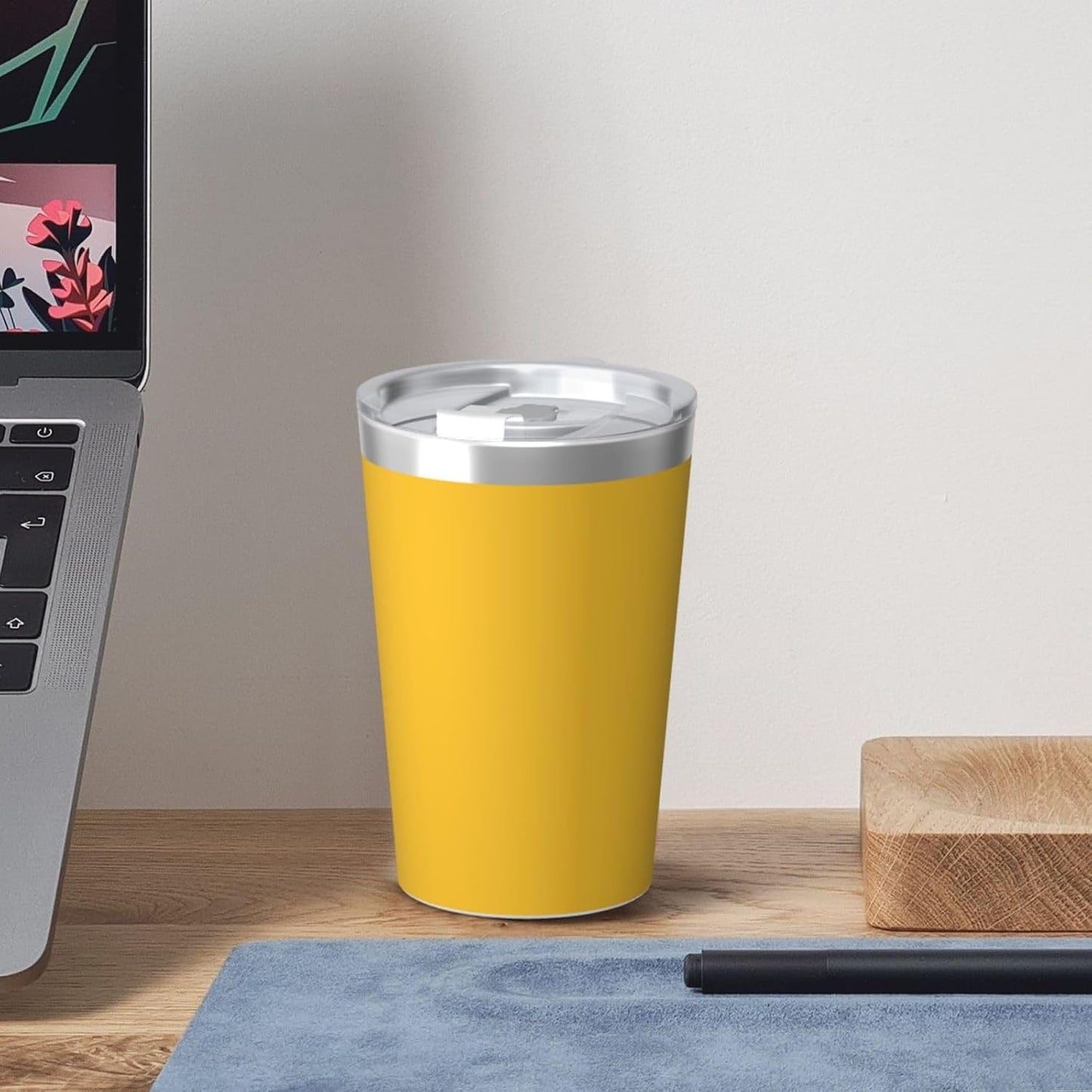 Solid Color Light Blue Insulated Straw Cup Ideal for Gym use or Carrying on The go