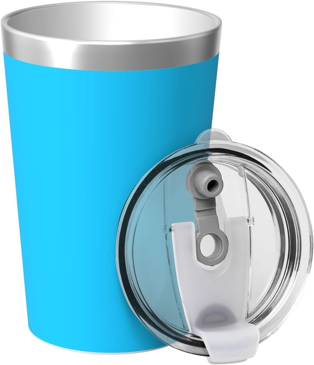 Solid Color Light Blue Insulated Straw Cup Ideal for Gym use or Carrying on The go