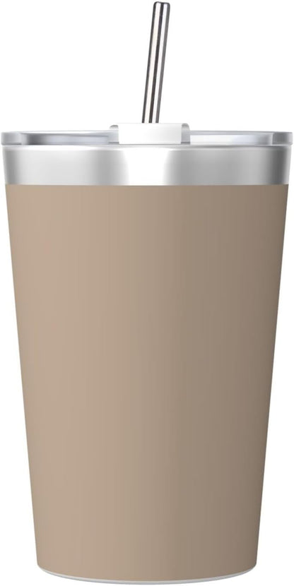 Solid Color Light Blue Insulated Straw Cup Ideal for Gym use or Carrying on The go