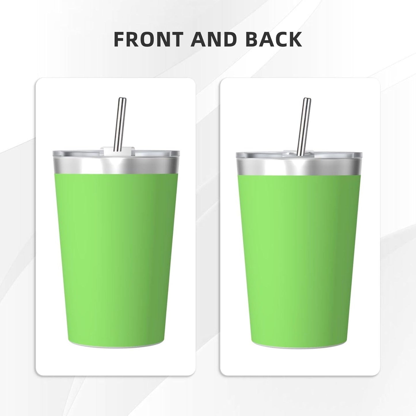 Solid Color Light Blue Insulated Straw Cup Ideal for Gym use or Carrying on The go