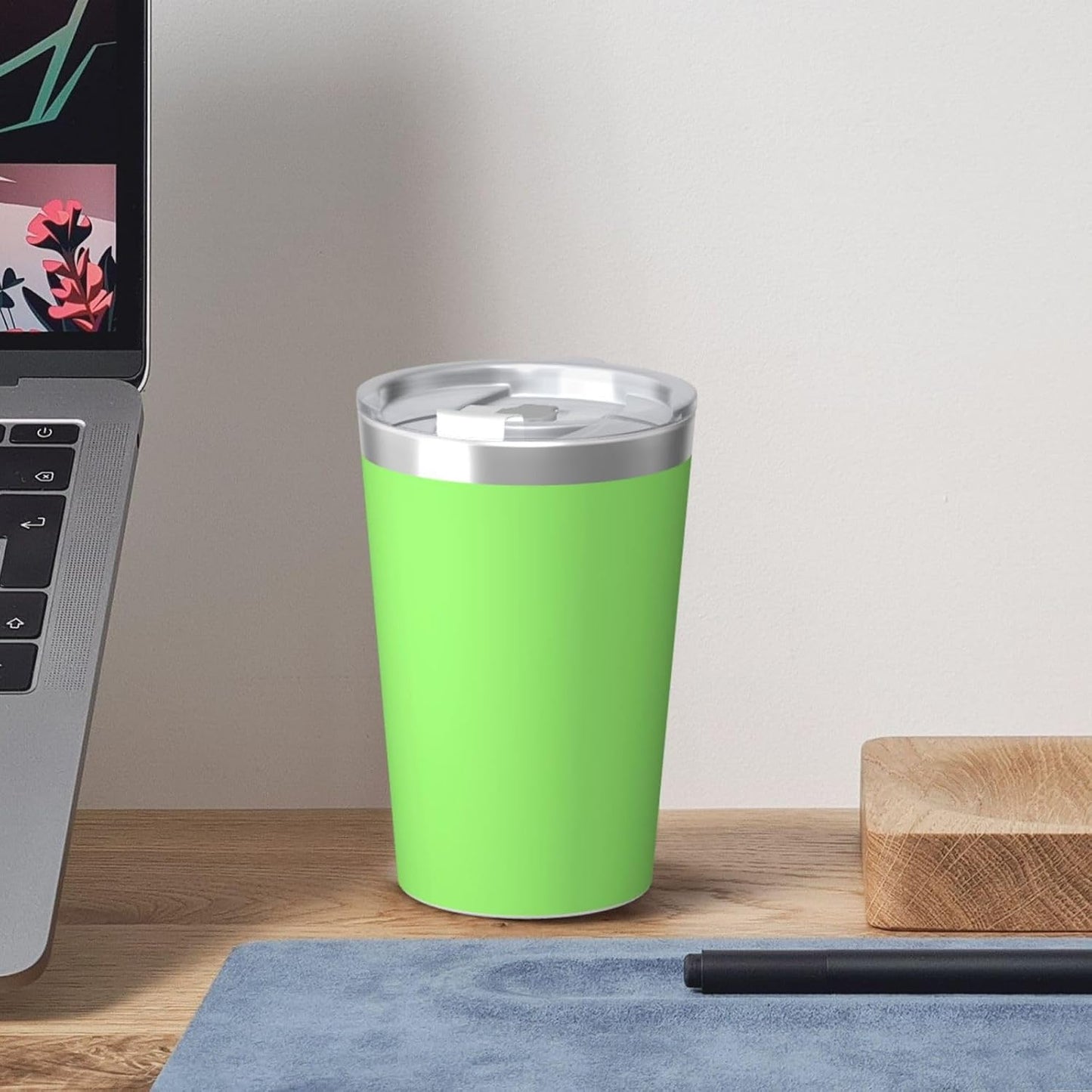 Solid Color Light Blue Insulated Straw Cup Ideal for Gym use or Carrying on The go