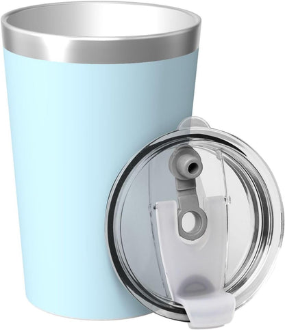 Solid Color Light Blue Insulated Straw Cup Ideal for Gym use or Carrying on The go