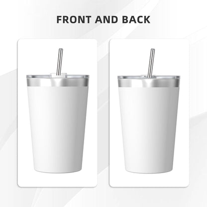 Solid Color Light Blue Insulated Straw Cup Ideal for Gym use or Carrying on The go