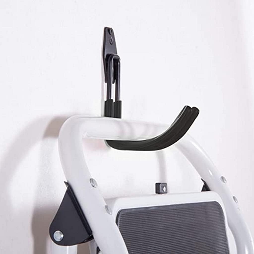 Wall Mount Baby Stroller Hanger - Baby Stroller Rack Holder, Garage Power Tool Hanger Wall Hook, Steel Garage Tool Storage Organizer Utility Hooks (Black)
