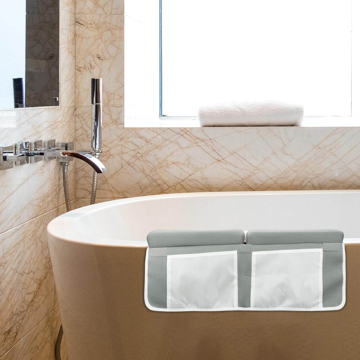 Bathtub Mat Bath Kneeler and Rest Cloth Padded