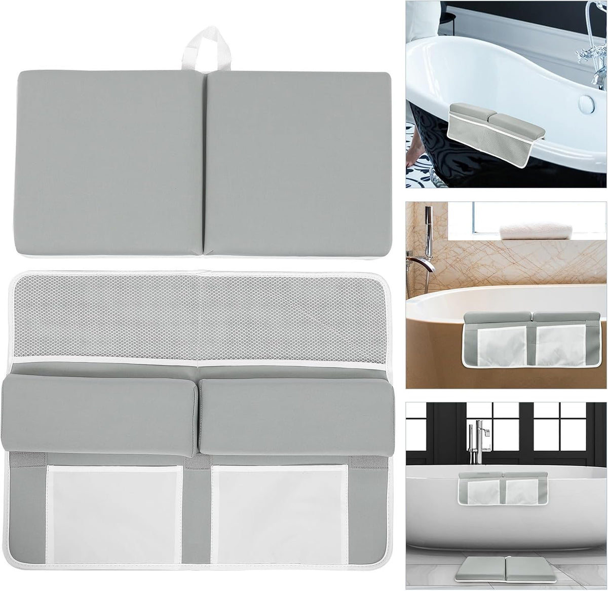 Bathtub Mat Bath Kneeler and Rest Cloth Padded
