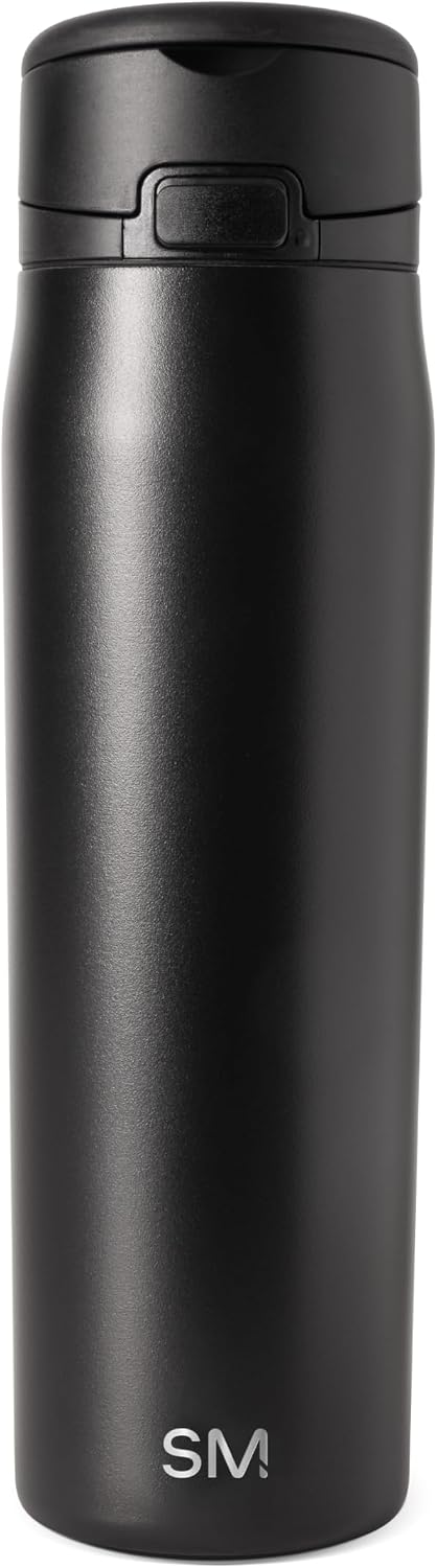 Water Bottle with Straw & Handle | 30oz | Blue | Mesa Loop Insulated Water Bottle for School, Sports, Travel | Leak Proof, Stainless Steel | Deep Dune - Colors B