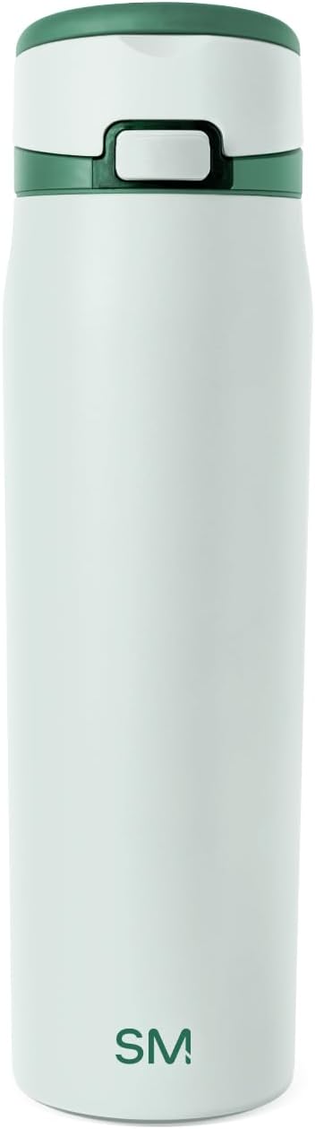 Water Bottle with Straw & Handle | 30oz | Blue | Mesa Loop Insulated Water Bottle for School, Sports, Travel | Leak Proof, Stainless Steel | Deep Dune - Colors B