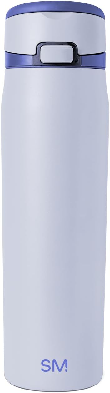 Water Bottle with Straw & Handle | 30oz | Blue | Mesa Loop Insulated Water Bottle for School, Sports, Travel | Leak Proof, Stainless Steel | Deep Dune - Colors B