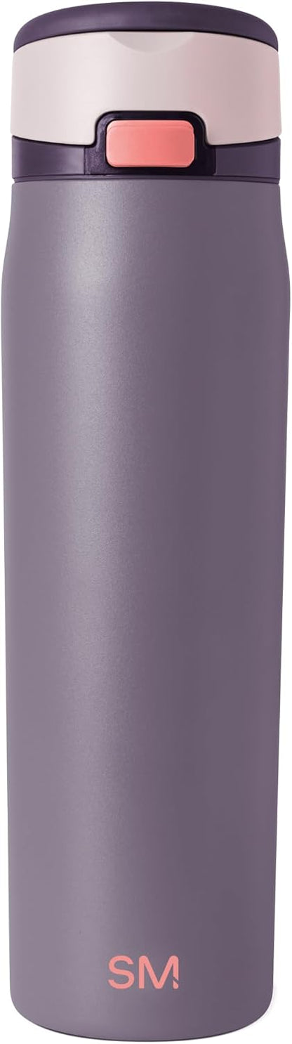 Water Bottle with Straw & Handle | 30oz | Blue | Mesa Loop Insulated Water Bottle for School, Sports, Travel | Leak Proof, Stainless Steel | Deep Dune - Colors B