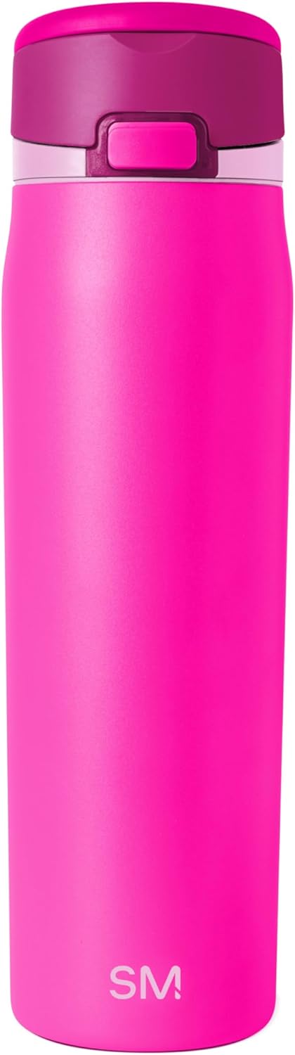 Water Bottle with Straw & Handle | 30oz | Blue | Mesa Loop Insulated Water Bottle for School, Sports, Travel | Leak Proof, Stainless Steel | Deep Dune - Colors B