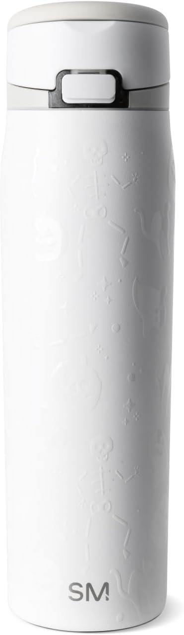 Water Bottle with Straw & Handle | 30oz | Blue | Mesa Loop Insulated Water Bottle for School, Sports, Travel | Leak Proof, Stainless Steel | Deep Dune - Colors B