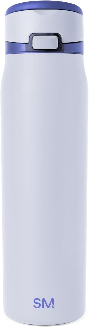 Water Bottle with Straw & Handle | 30oz | Blue | Mesa Loop Insulated Water Bottle for School, Sports, Travel | Leak Proof, Stainless Steel | Deep Dune - Colors B
