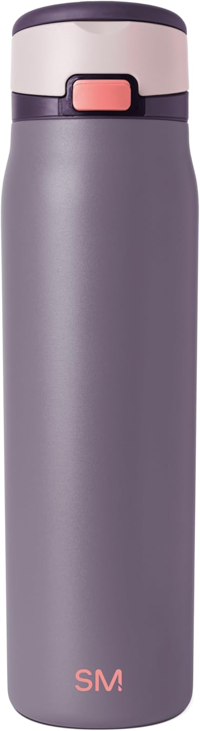 Water Bottle with Straw & Handle | 30oz | Blue | Mesa Loop Insulated Water Bottle for School, Sports, Travel | Leak Proof, Stainless Steel | Deep Dune - Colors B