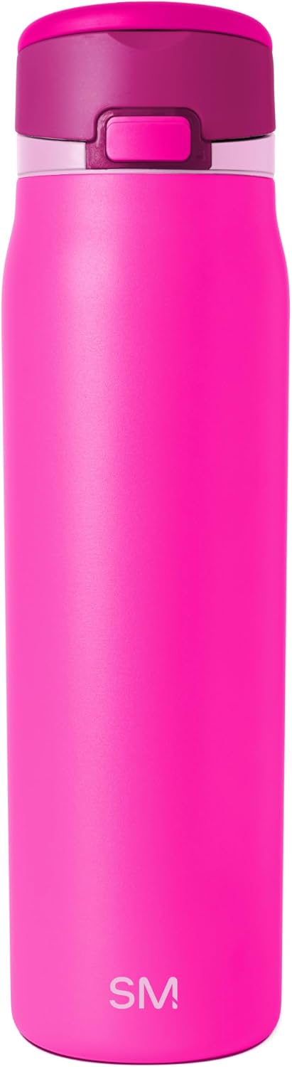 Water Bottle with Straw & Handle | 30oz | Blue | Mesa Loop Insulated Water Bottle for School, Sports, Travel | Leak Proof, Stainless Steel | Deep Dune - Colors B