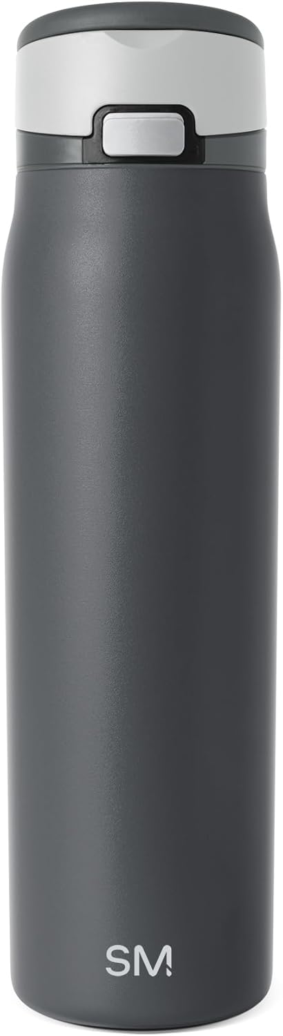 Water Bottle with Straw & Handle | 30oz | Blue | Mesa Loop Insulated Water Bottle for School, Sports, Travel | Leak Proof, Stainless Steel | Deep Dune - Colors B