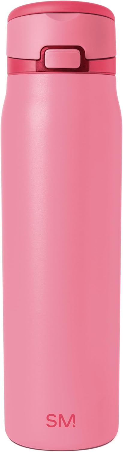 Water Bottle with Straw & Handle | 30oz | Blue | Mesa Loop Insulated Water Bottle for School, Sports, Travel | Leak Proof, Stainless Steel | Deep Dune - Colors B