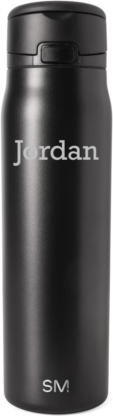 Water Bottle with Straw & Handle | 30oz | Blue | Mesa Loop Insulated Water Bottle for School, Sports, Travel | Leak Proof, Stainless Steel | Deep Dune - Colors B