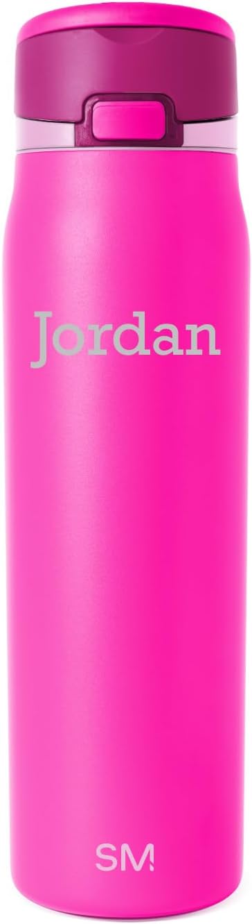 Water Bottle with Straw & Handle | 30oz | Blue | Mesa Loop Insulated Water Bottle for School, Sports, Travel | Leak Proof, Stainless Steel | Deep Dune - Colors B