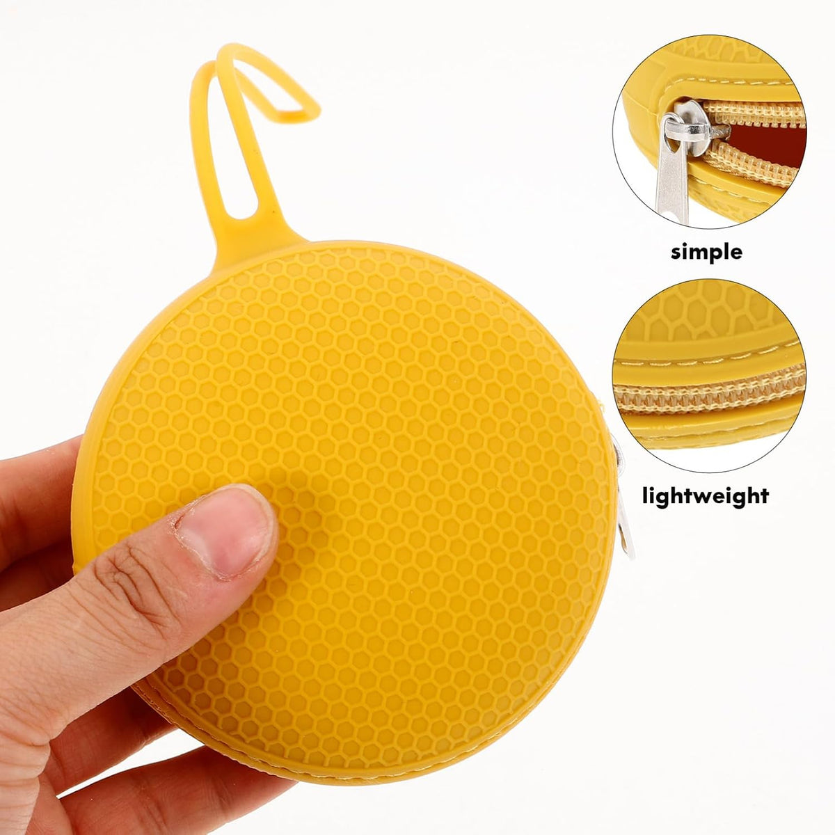 Storage Bag for Travel Reusable Organizer for Cups Keys and Pacifiers and Portable Holder Honeycomb Design