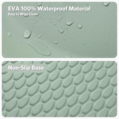 Baby Changing Pad, Waterproof Wipeable Diaper Changing Table Mat, Cream