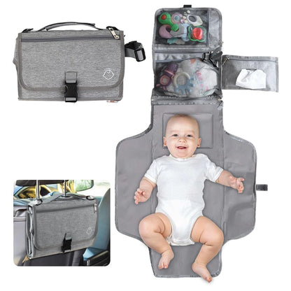 Baby Portable Diaper Changing Pad - Baby Changing Pad & Diaper Changer Travel Bag