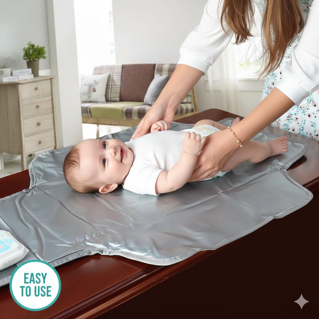 Baby Portable Diaper Changing Pad - Baby Changing Pad & Diaper Changer Travel Bag