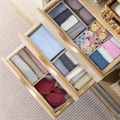 16 Pack Drawer Organizer Clothes Dresser Organizers for Clothing