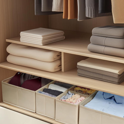 16 Pack Drawer Organizer Clothes Dresser Organizers for Clothing