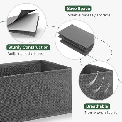 16 Pack Drawer Organizer Clothes Dresser Organizers for Clothing