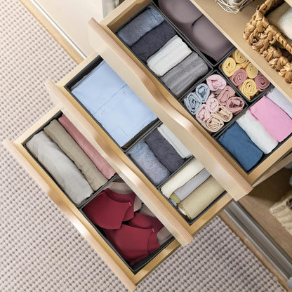 16 Pack Drawer Organizer Clothes Dresser Organizers for Clothing
