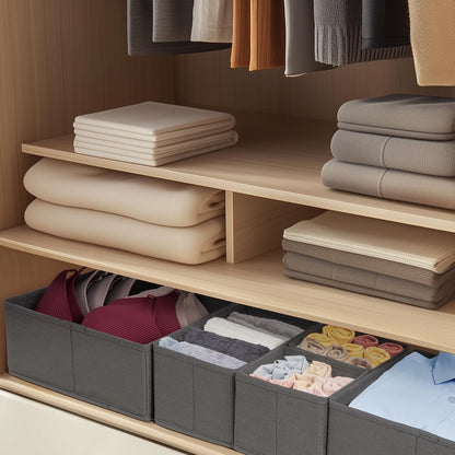 16 Pack Drawer Organizer Clothes Dresser Organizers for Clothing