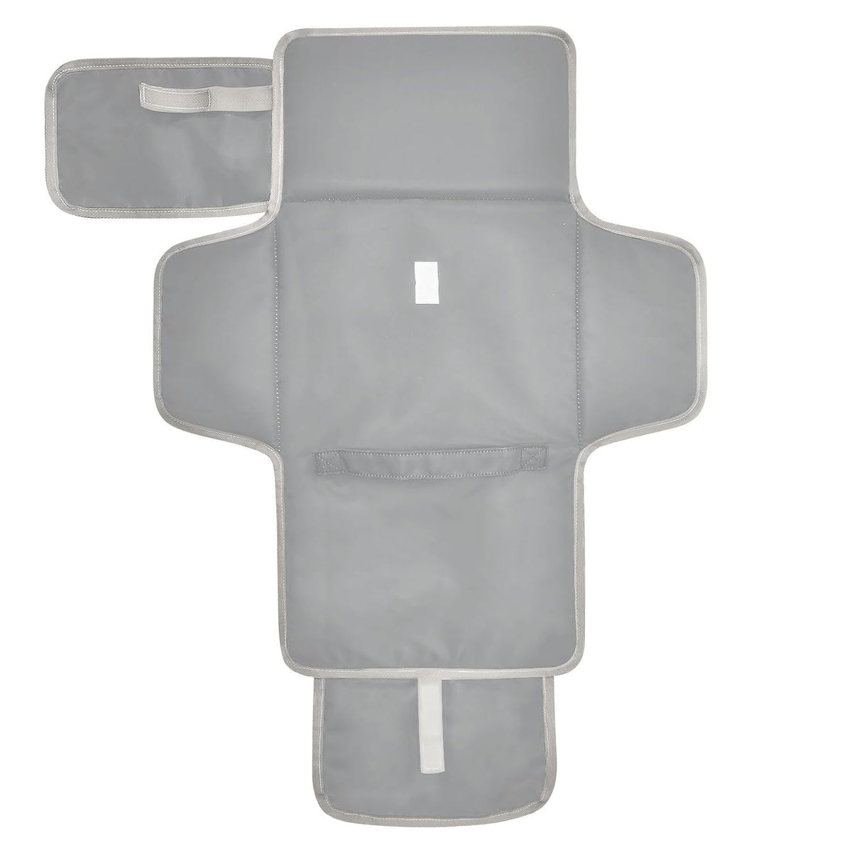 Sport Gray Portable Diaper Changing Pad, Waterproof Baby Changing Mat with Storage Pocket & Built-in Pillow, Foldable Travel Pad, Newborn Gift Set for Boy Girl